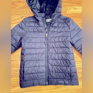 Landsend packable lightweight puffer kids jacket size 4/5